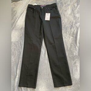 NWT Gloria Vanderbilt Amanda Classic Fit Stretch Tapered Leg Jeans Black